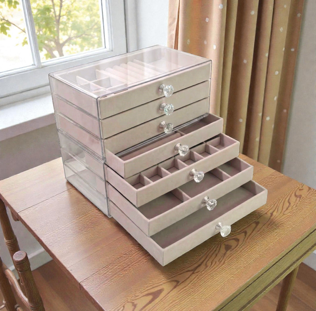 CrystalView Seven-Layer Jewellery Tower