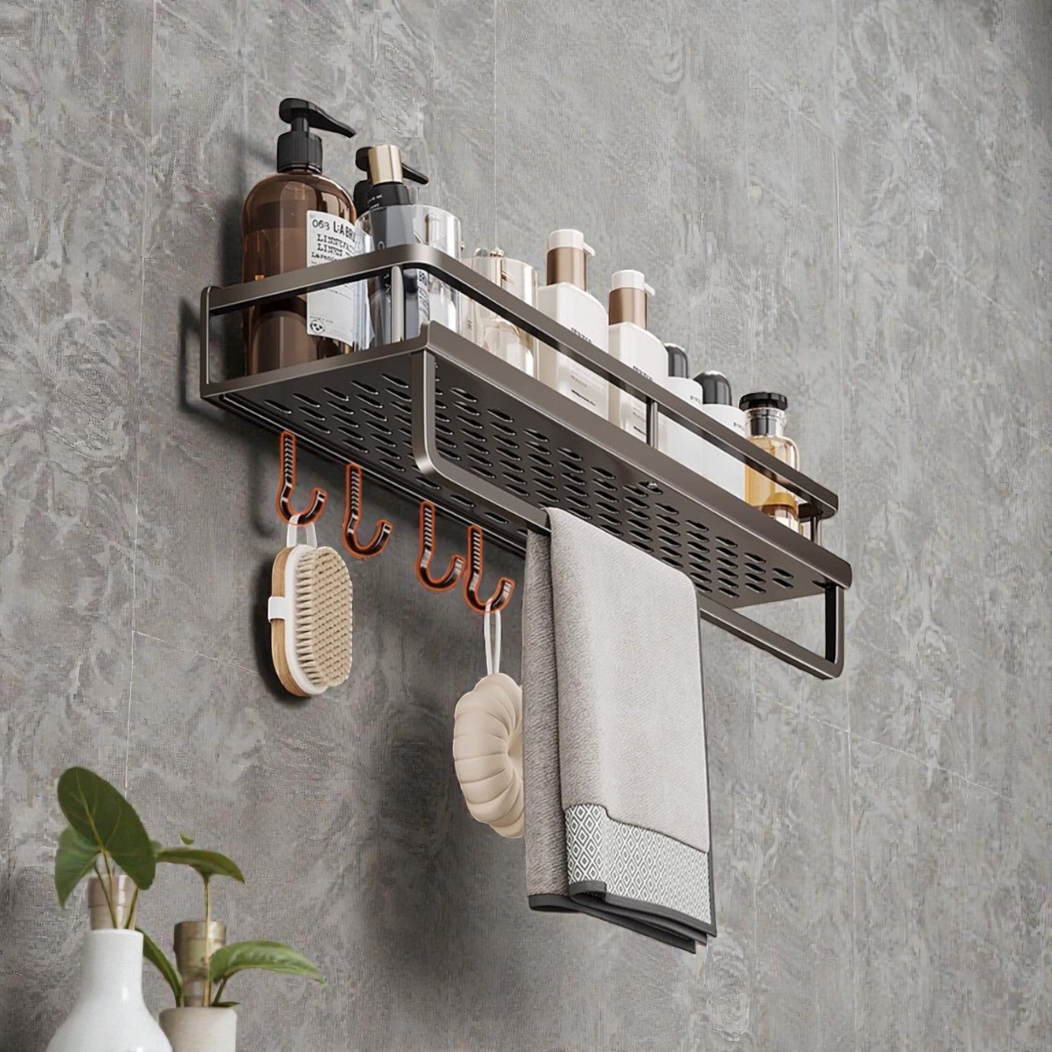 AluSpa Drill-Free Shelf