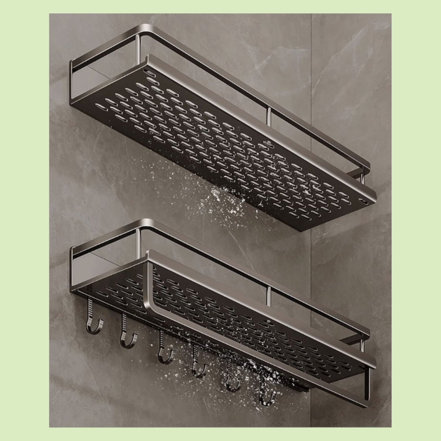 AluSpa Drill-Free Shelf