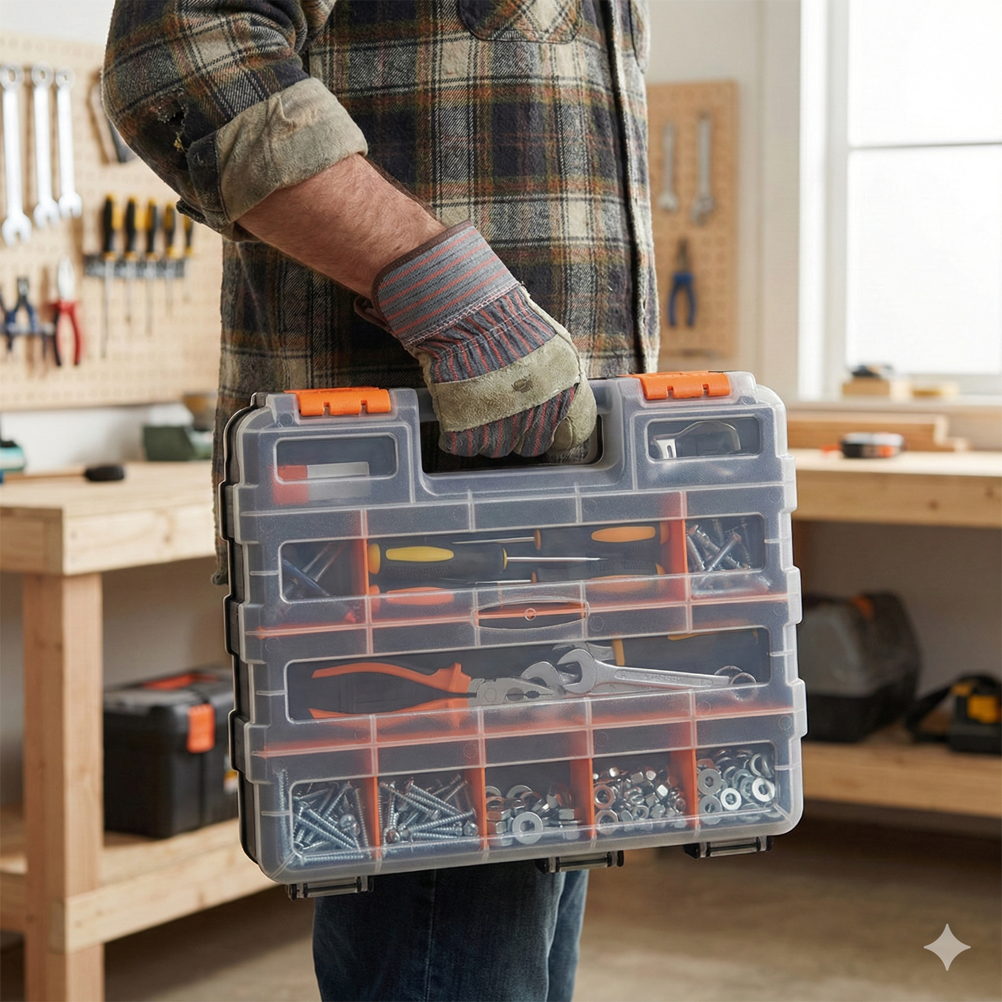 FlexGrid Modular Parts Organiser