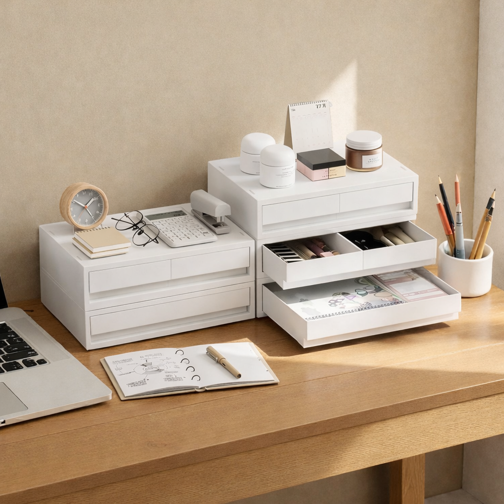 StackEase Modular Desktop Drawer