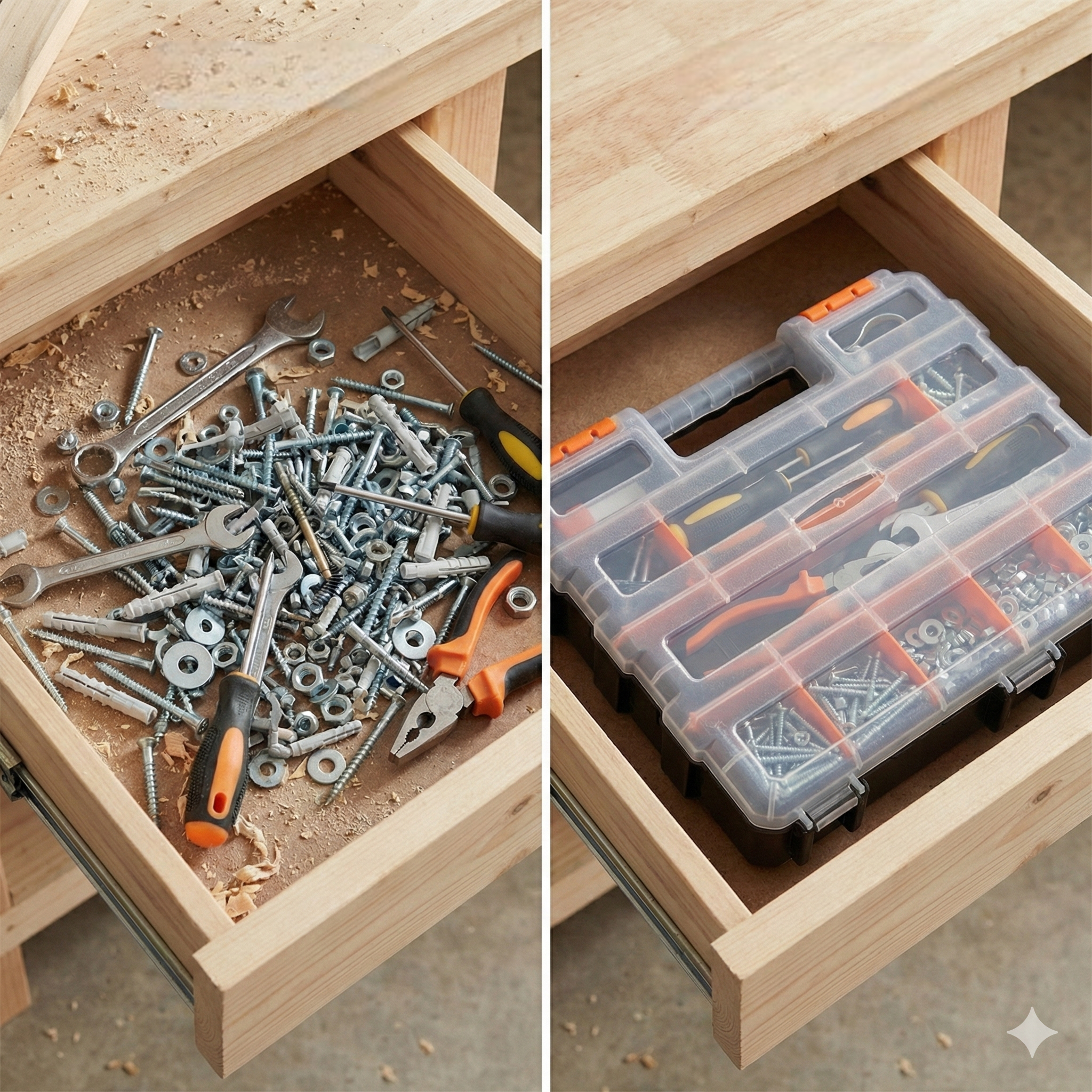 FlexGrid Modular Parts Organiser