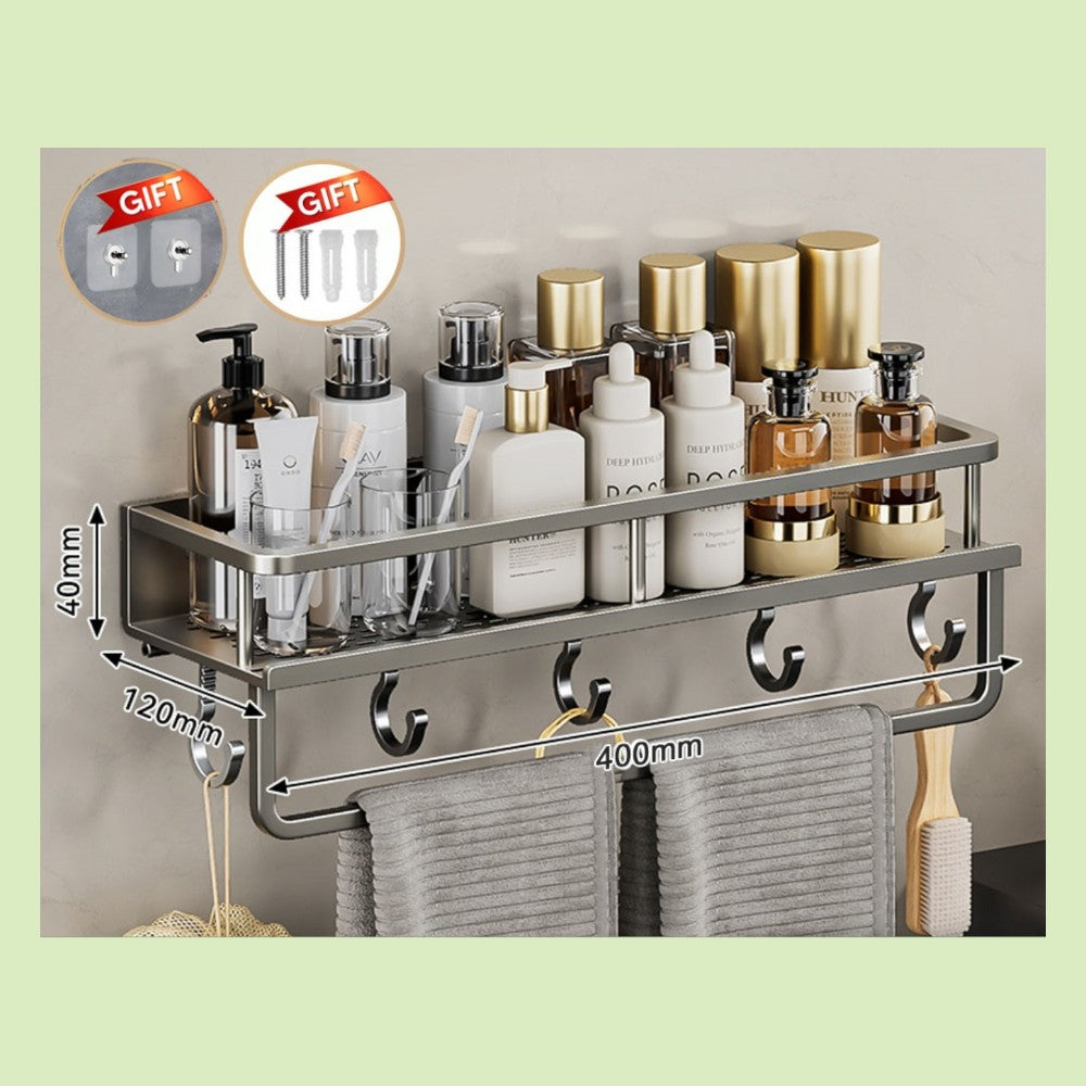 AluSpa Drill-Free Shelf