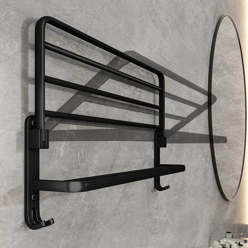 AeroFold Wall-Mounted Towel Rack