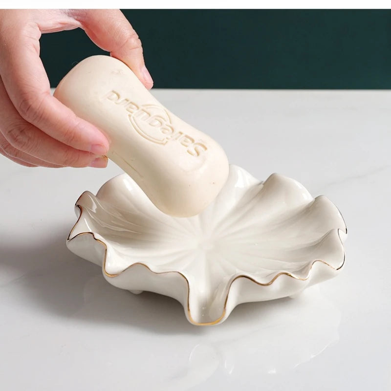 RoyalLotus Ceramic Soap Dish
