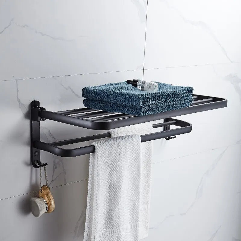 AeroFold Wall-Mounted Towel Rack
