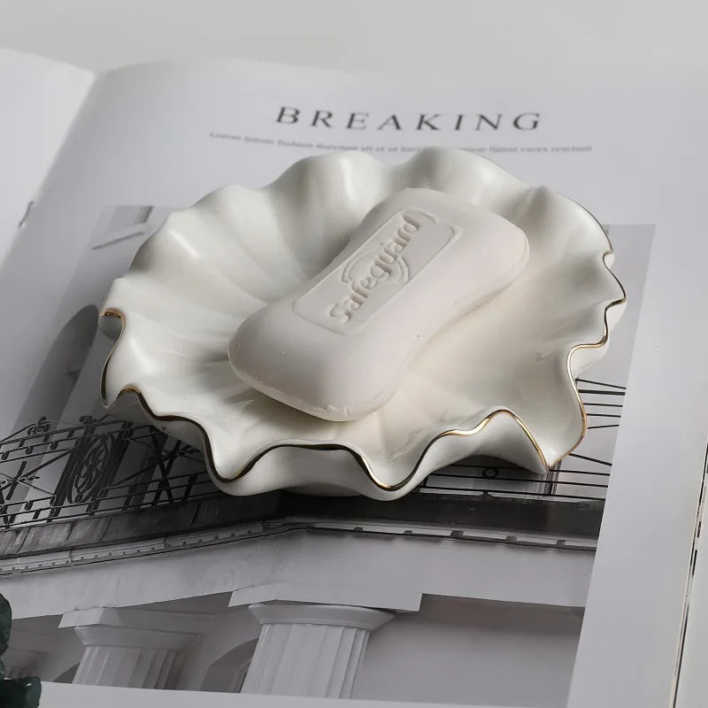 RoyalLotus Ceramic Soap Dish