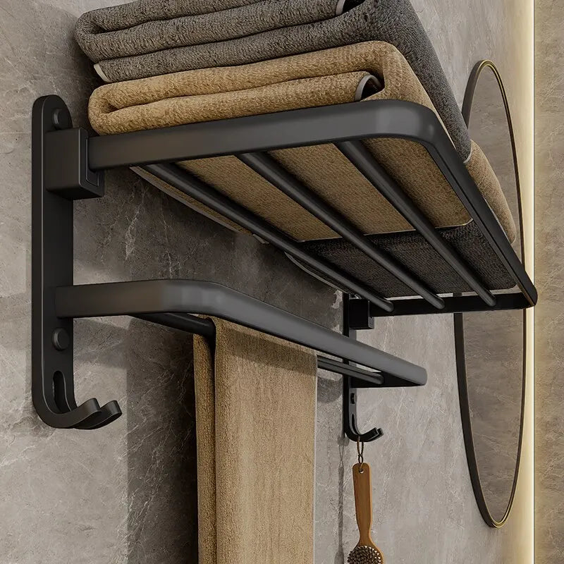 AeroFold Wall-Mounted Towel Rack