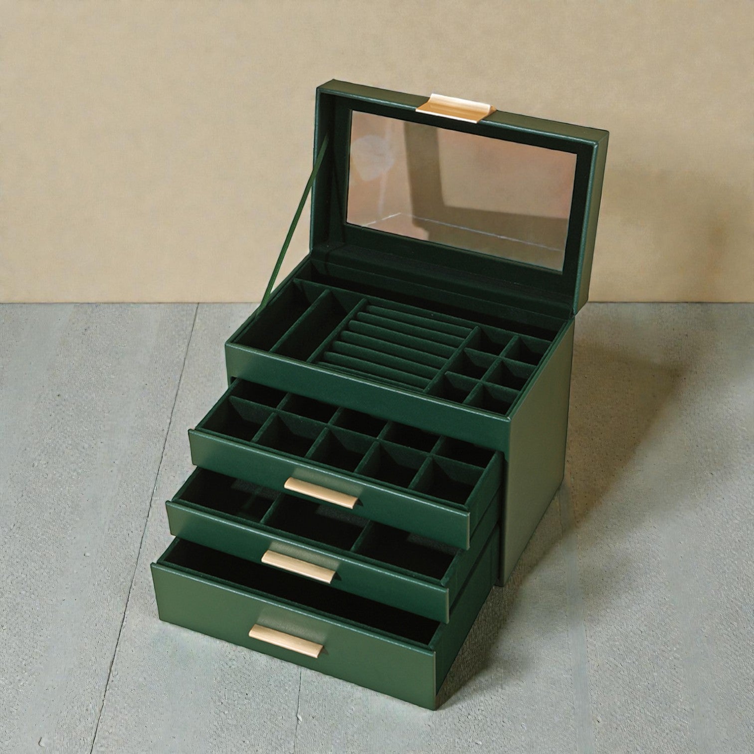 Velora Four-Tier Jewellery Chest