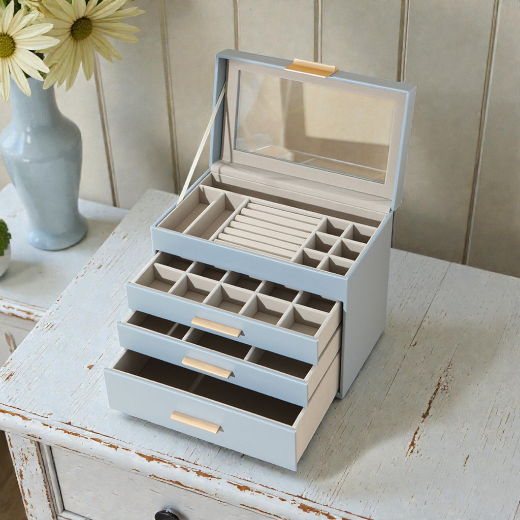 Velora Four-Tier Jewellery Chest