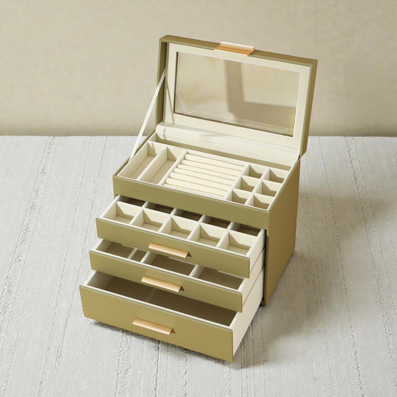 Velora Four-Tier Jewellery Chest