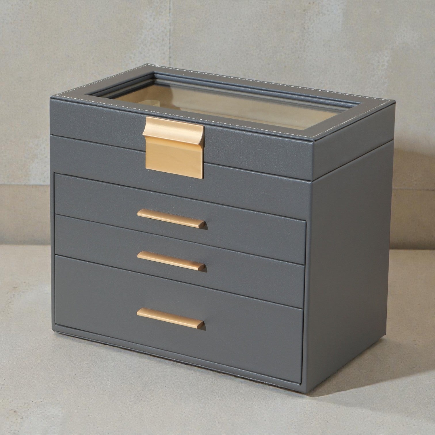Velora Four-Tier Jewellery Chest