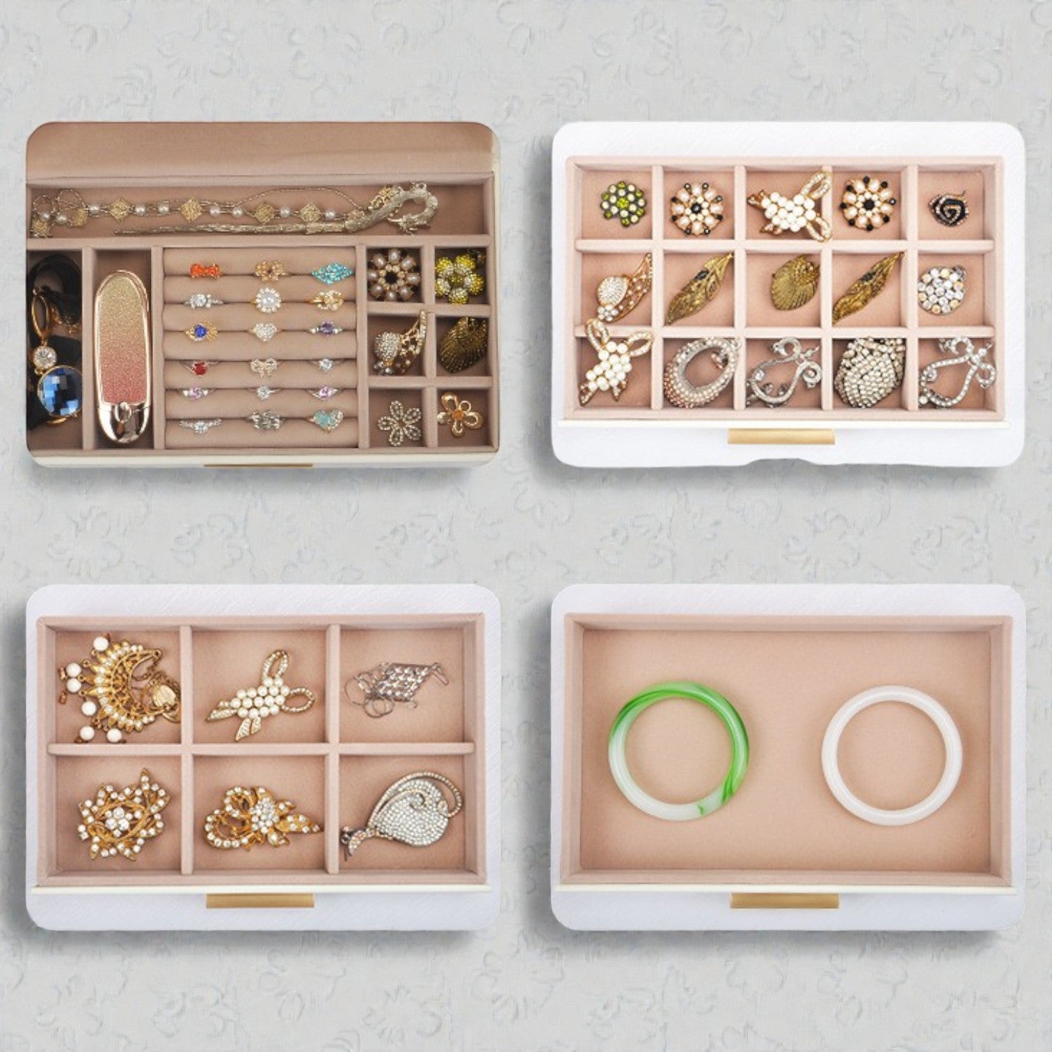 Velora Four-Tier Jewellery Chest